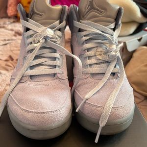 Nike Air Jordan 5 Retro Ice Blue Graphite Women’s Size 7.5 EUC
